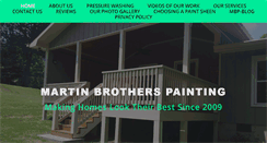 Desktop Screenshot of martinbrotherspainting.com